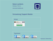 Tablet Screenshot of anrainer.de